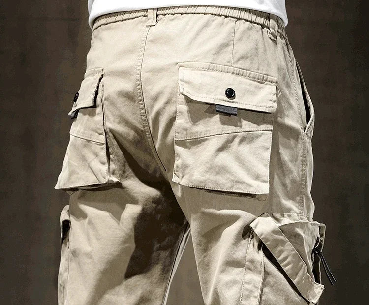 Men's Cargo Pants Outdoor Male Trousers Hiking Motorcycle Slim Trekking Biker Stretch Regular Fit Fashion Cheapest Large Size