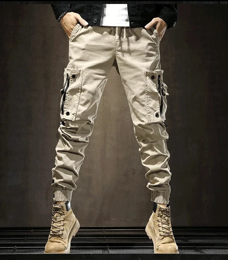 Men's Cargo Pants Outdoor Male Trousers Hiking Motorcycle Slim Trekking Biker Stretch Regular Fit Fashion Cheapest Large Size