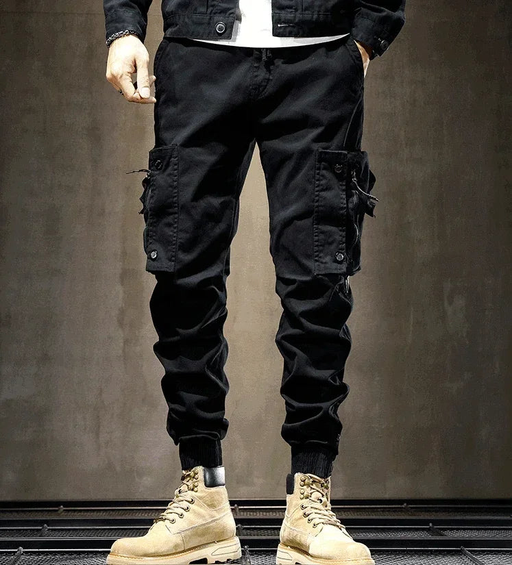 Men's Cargo Pants Outdoor Male Trousers Hiking Motorcycle Slim Trekking Biker Stretch Regular Fit Fashion Cheapest Large Size