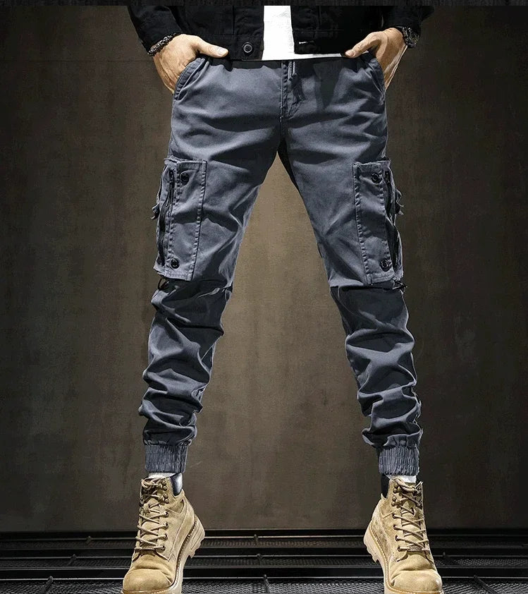 Men's Cargo Pants Outdoor Male Trousers Hiking Motorcycle Slim Trekking Biker Stretch Regular Fit Fashion Cheapest Large Size