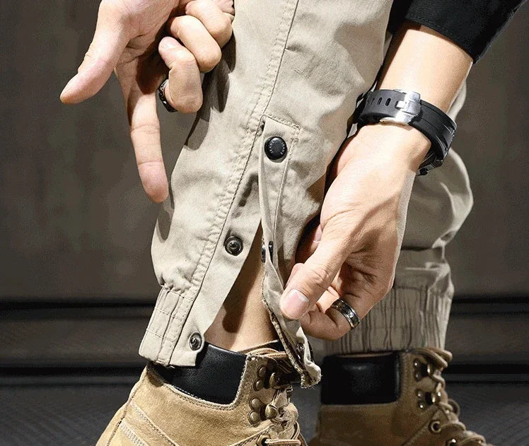 Men's Cargo Pants Outdoor Male Trousers Hiking Motorcycle Slim Trekking Biker Stretch Regular Fit Fashion Cheapest Large Size