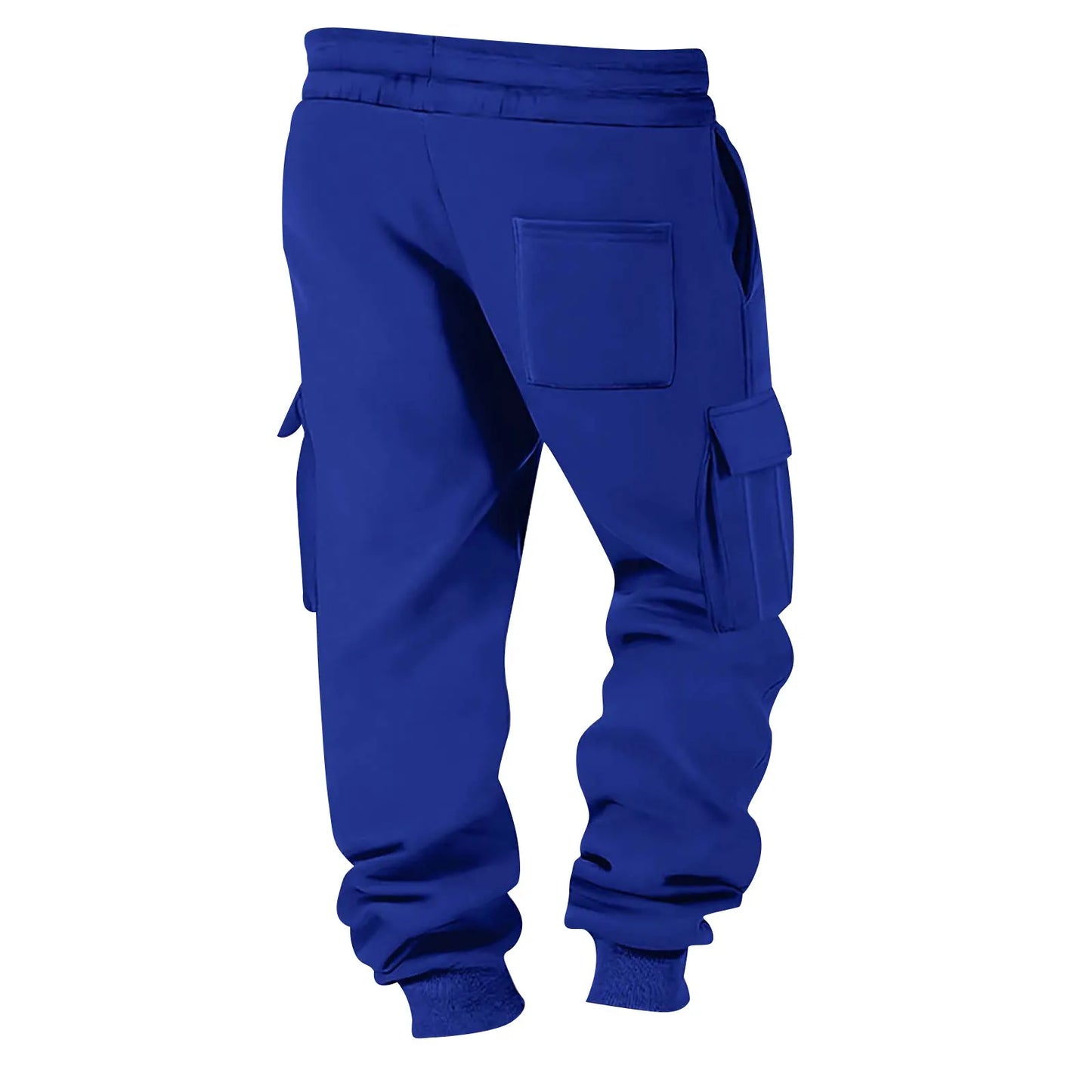 Men's Cargo Pants 2025 New Casual Loose Autumn Winter Straight Baggy Pants Multi-Pockets Solid Color Pinting Sweatpants ﻿