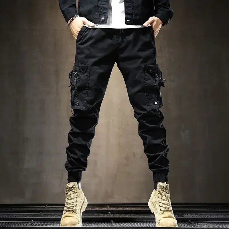 Men's Cargo Pants Outdoor Male Trousers Hiking Motorcycle Slim Trekking Biker Stretch Regular Fit Fashion Cheapest Large Size